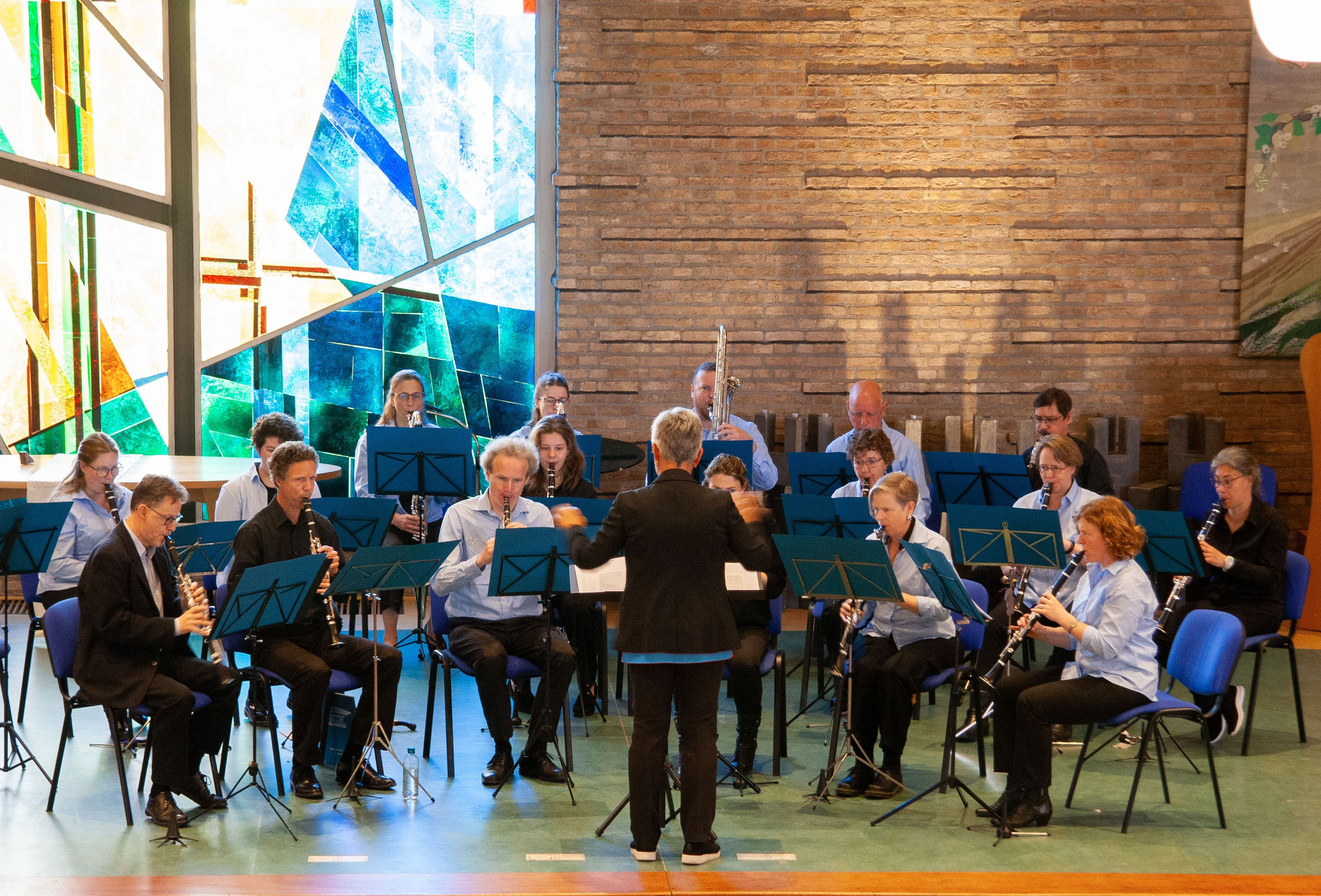 Klarinetensemble Lignum tijdens een concert