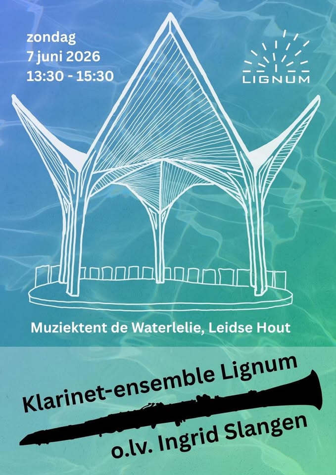 Concert poster โ Lignum in de Waterlelie, 7 juni 2026